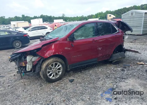 2018 Chevrolet Equinox Lt из США, поврежденный, VIN 2GNAXJEV2J6106413